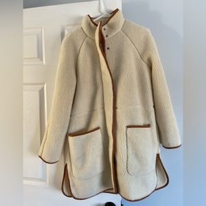 New with tags Madewell Sherpa Estate coat